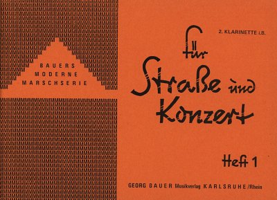 K. Pfortner: Für Straße und Konzert 1, Blask (Klar2B)