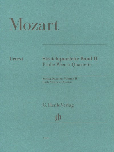 W.A. Mozart: Streichquartette II, 2VlVaVc (Stsatz)