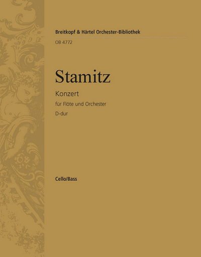 A. Stamitz: Flötenkonzert D-Dur, FlOrch (VcKb)