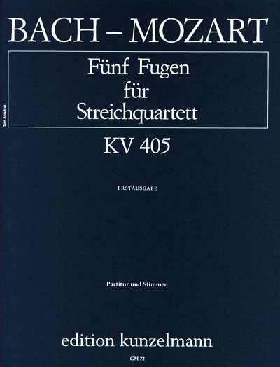 J.S. Bach: 5 Fugen KV 405, StrStro (Pa+St)