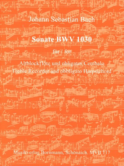 J.S. Bach: Sonate BWV1030, AbflCemb (Pa+St)