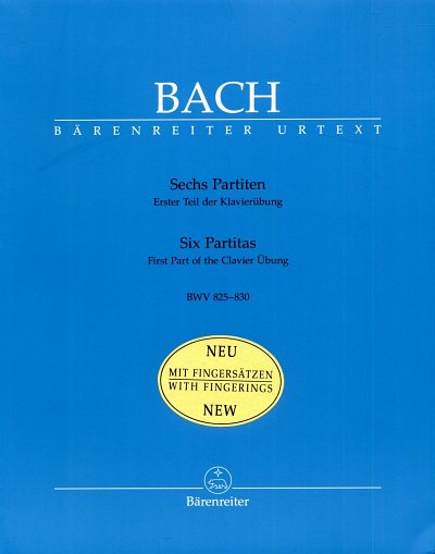 J.S. Bach: Sechs Partiten BWV 825-830, Cemb/Klav