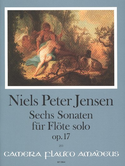 N.P. Jensen: 6 Sonaten op. 17, Fl (Part.)