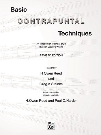 H.O. Reed: Basic Contrapuntal Techniques (+CD)