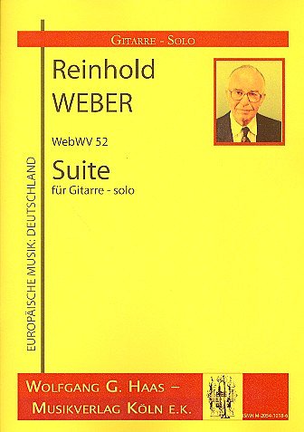 Weber Reinhold: Suite Webwv 52
