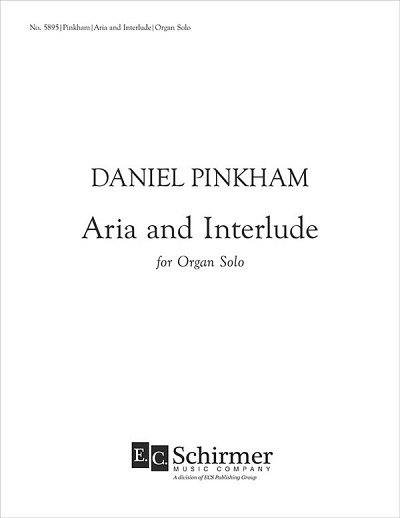 D. Pinkham: Aria and Interlude, Org