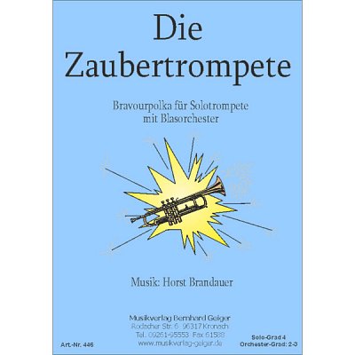 H. Brandauer: Die Zaubertrompete, TrpBlaso (Dir+St)