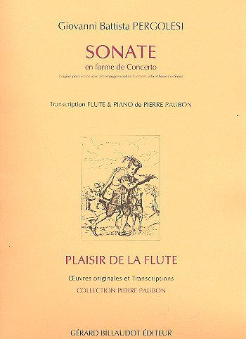 G.B. Pergolesi: Sonate En Forme De Concer, FlKlav (KlavpaSt)