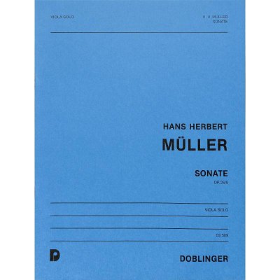 H.H. Müller: Sonate op. 25/5, Va