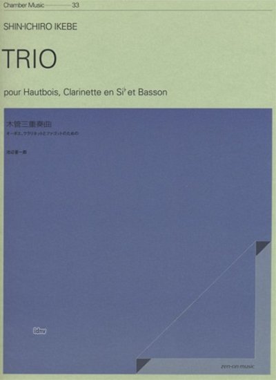I. Shin-ichiro: Trio 33, ObKlarFg (Pa+St)