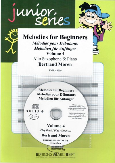 B. Moren: Melodies For Beginners - Volume 4, ASaxKlav (+CD)