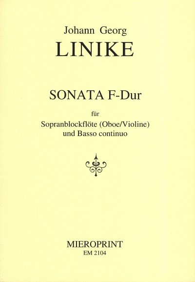 Linike Johann Georg: Sonata F-Dur