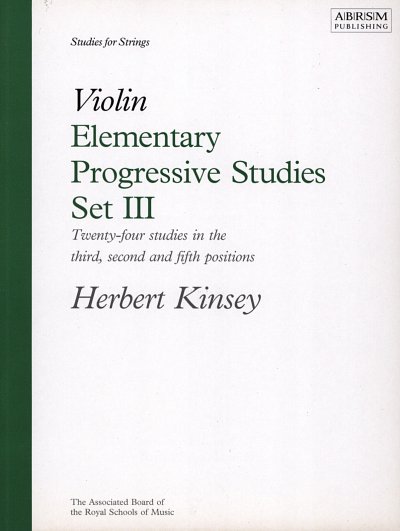 Elementary Progressive Studies, Set III, Viol