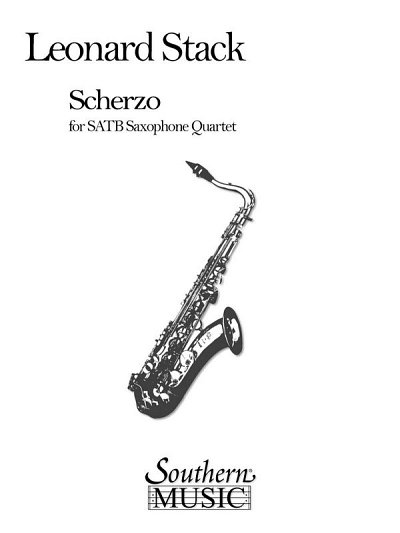 Scherzo for Saxophone Quartet, 4Sax (Part.)