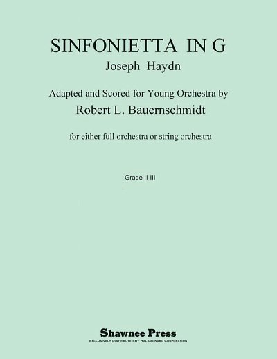 J. Haydn: Sinfonietta in G, Sinfo (Pa+St)