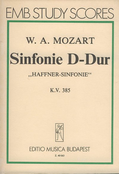 W.A. Mozart: Sinfonie D-Dur KV 385, Sinfo (Stp)
