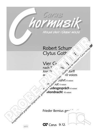 DL: R. Schumann: Mondnacht / Waldesgespräch. Vokaltransk (Pa