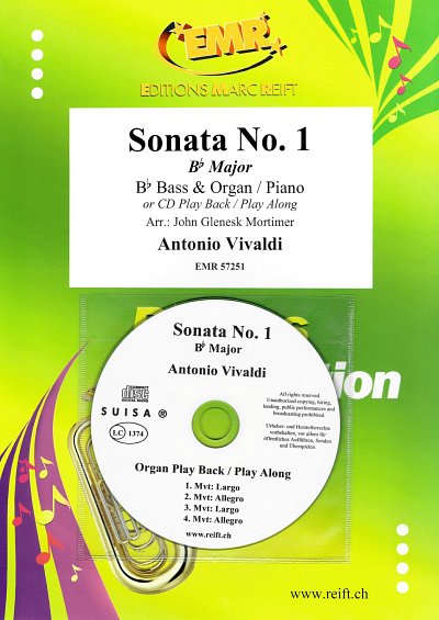 A. Vivaldi: Sonata No. 1, TbBKlv/Org (+CD)