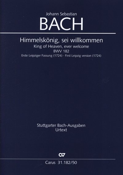 J.S. Bach: Himmelskönig, sei willkommen, 3GesGchOrchO (Part)