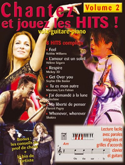 Chantez Et Jouez Les Hits Vol 2, GesKlavGit (Bu+CD)