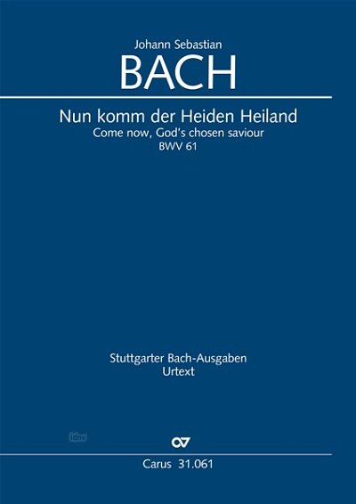 DL: J.S. Bach: Nun komm der Heiden Heiland BWV 61 (1714) (Pa