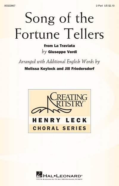 G. Verdi: Song of the Fortune Tellers, Ch2Klav (Part.)