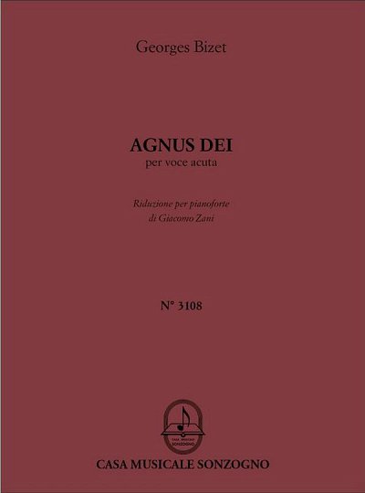 G. Bizet: Agnus Dei, GesHKlav (KA)
