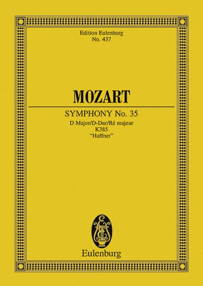 DL: W.A. Mozart: Sinfonie Nr. 35 D-Dur, Orch (Stp)