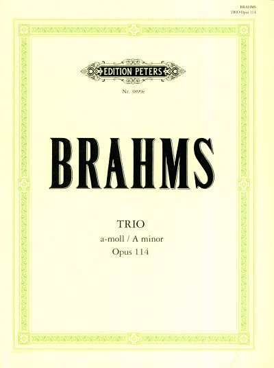 J. Brahms: Trio a-Moll op. 114 (KlavpaSt)