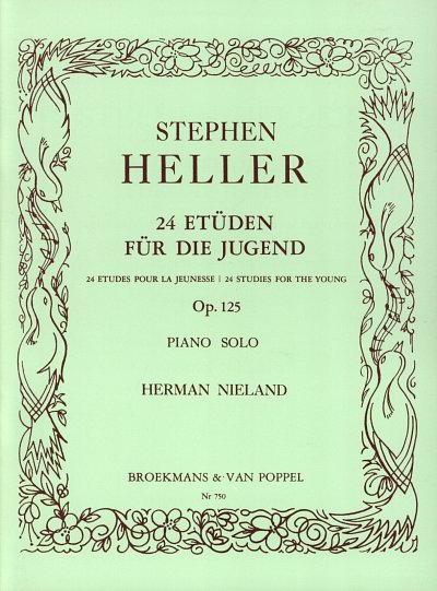 S. Heller: 24 Etüden für die Jugend op.125, Klav