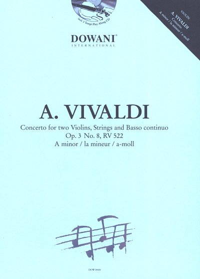 A. Vivaldi: Konzert a-moll op. 3 Nr. 8,, 2VlKlav (Klvp2StCD)