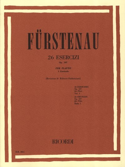 A.B. Fürstenau: 26 Esercizi Op. 107, Fl (Part.)