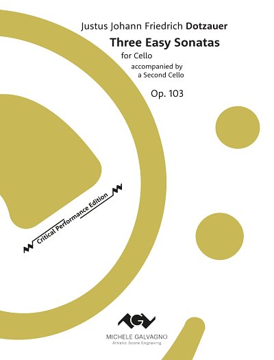 F. Dotzauer: Three Easy Sonatas, Op. 103 (Collectors' Edition)