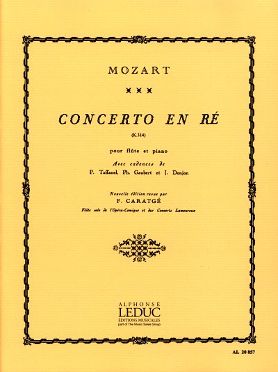 W.A. Mozart: Concerto in D, FlKlav (KA+St)