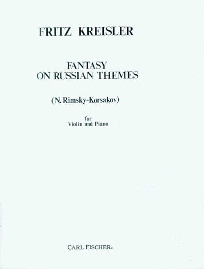 R. Nikolaj: Fantasy on Russian Themes, VlKlav (Pa+St)
