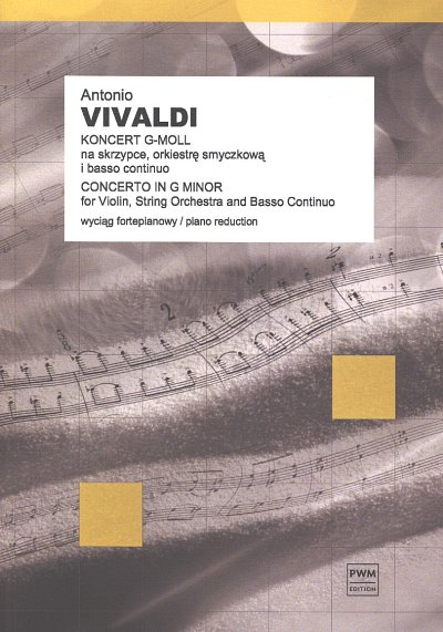 A. Vivaldi: Concerto G Minor For Violin, VlKlav (KlavpaSt)