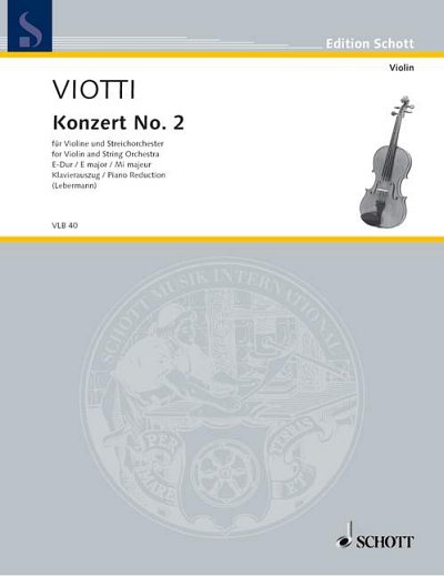 DL: G.B. Viotti: Konzert No. 2 E-Dur (KASt)