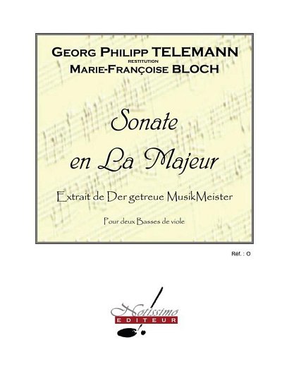 G.P. Telemann: Sonate En La Majeur (Bu)