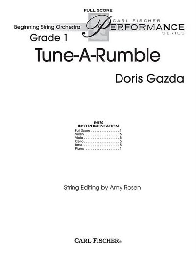 D. Gazda: Tune-A-Rumble