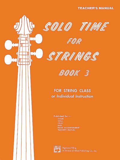 F. Etling: Solo Time for Strings, Book 3