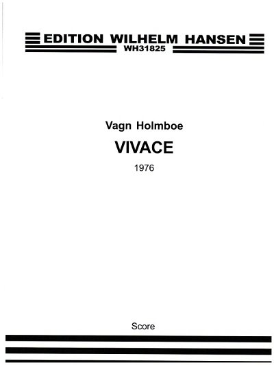 V. Holmboe: Vivace - Tempo di Ardeleana, 2VlVaVc (Part.)