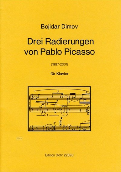 B. Dimov: Drei Radierungen von Pablo Picasso, Klav (Part.)