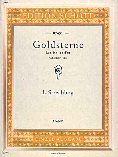 DL: L. Streabbog: Goldsterne Nr. 1, Klav
