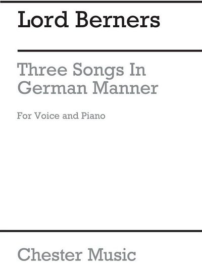 Three Songs In The German Manner