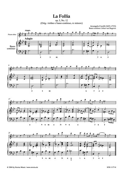 DL: A. Corelli: La Follia op. 5 Nr. 12