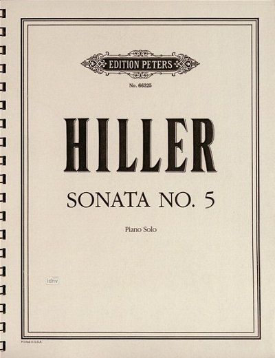 Hiller Lejaren Jr: Sonate 5