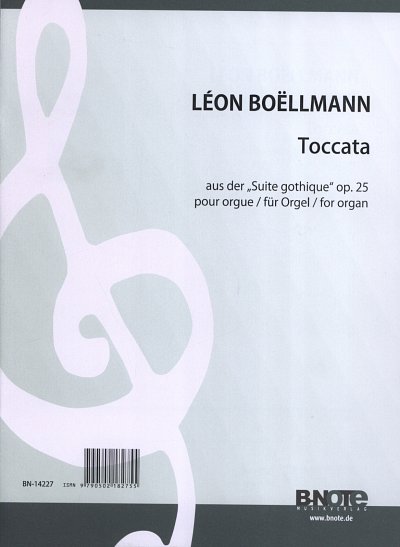 L. Boellmann: Toccata Aus Suite Gothique Op 25, Org