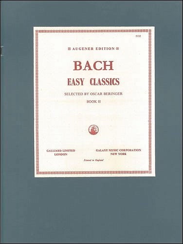 J.S. Bach: Easy Classics 2, Klav