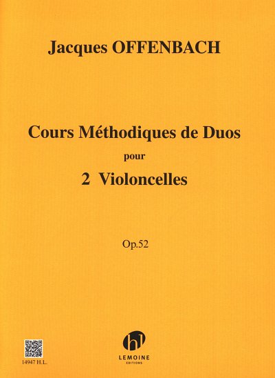 J. Offenbach: Cours méthodique de duos pour 2 v, 2Vc (Part.)