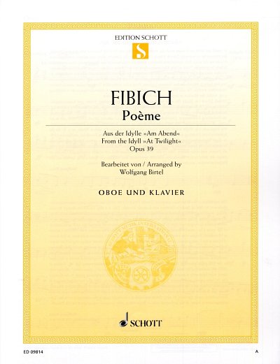 Z. Fibich: Poème op. 39 , ObKlav
